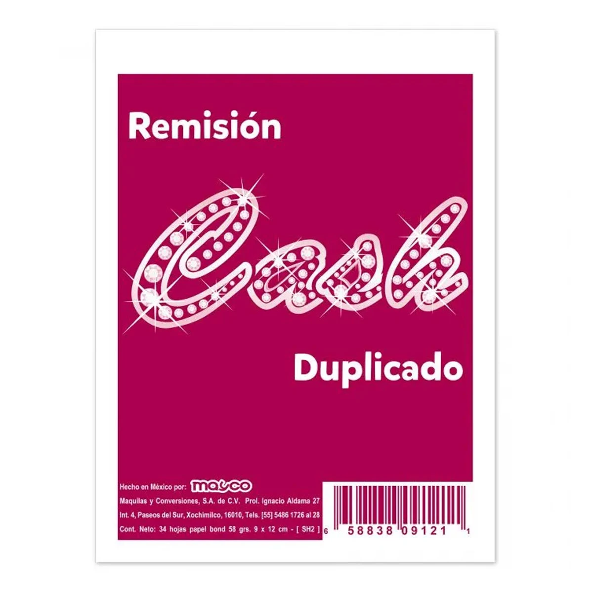 BLOCK REMISION CASH 34HJS DUPLICADO SH2
