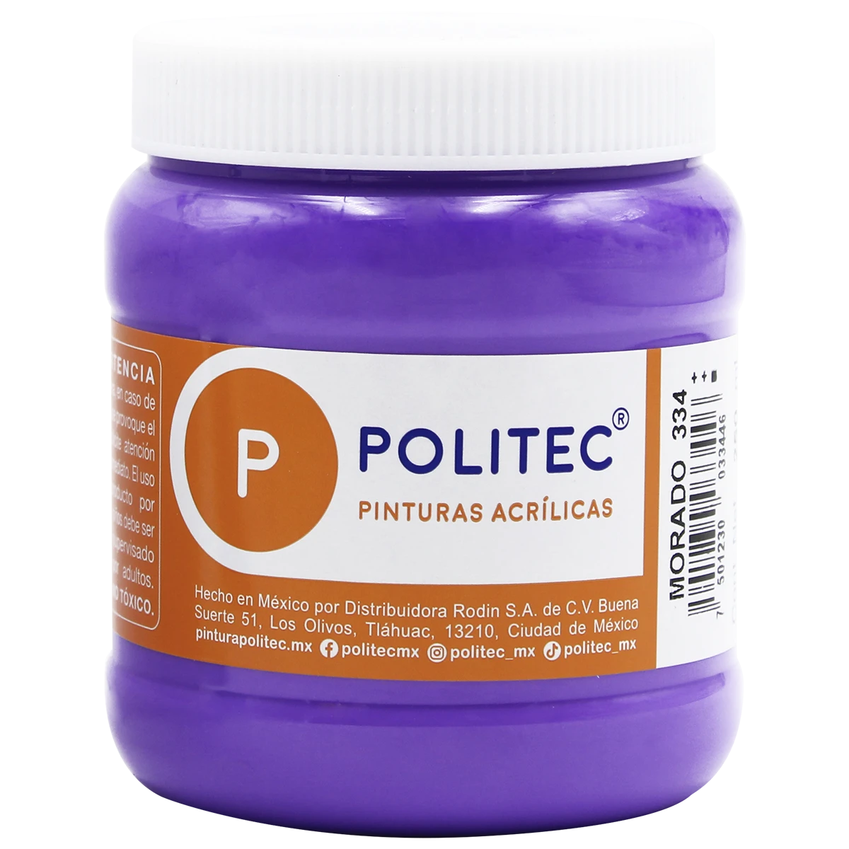 PINTURA ACRILICA MATE 250ML 334 MORADA