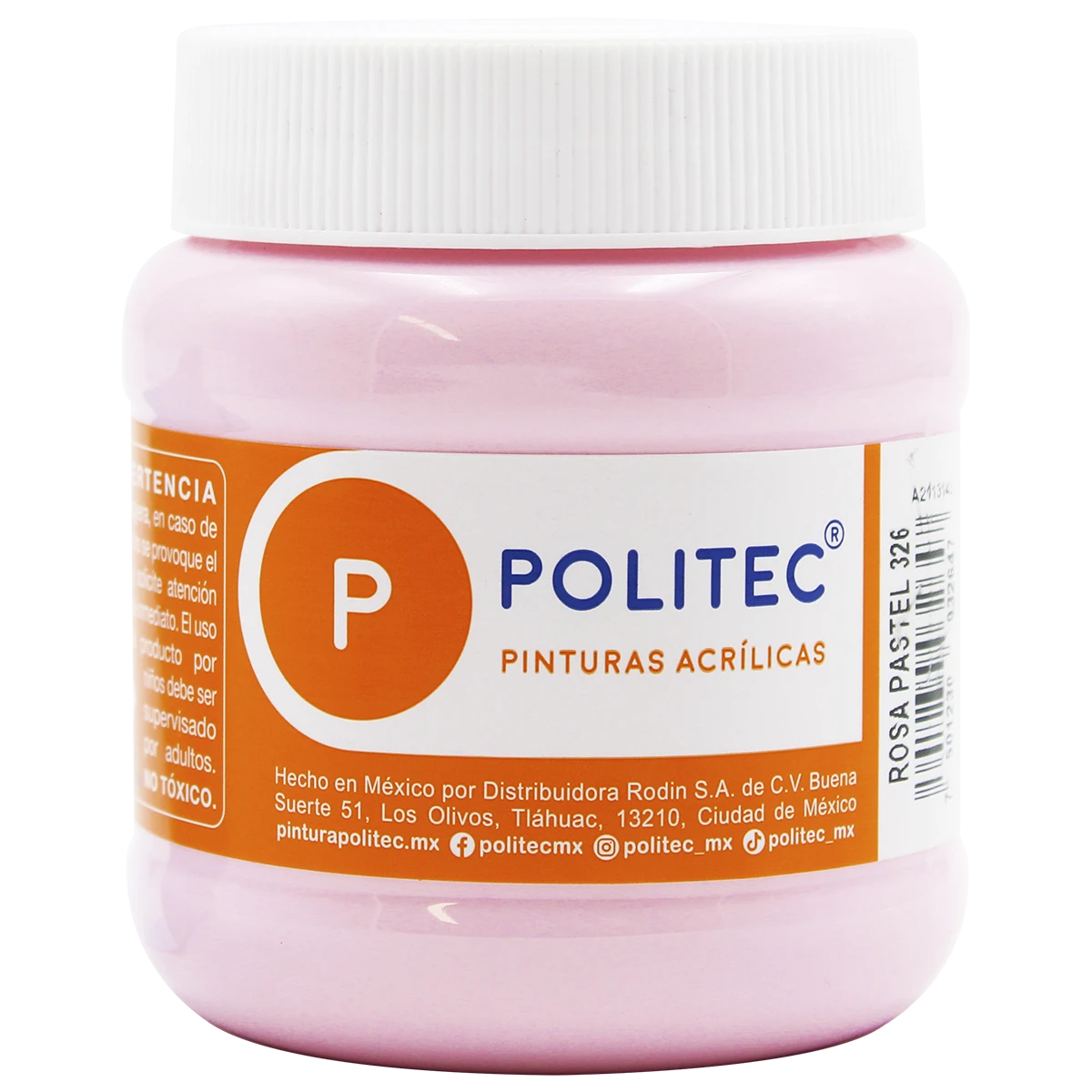 PINTURA ACRILICA MATE 250ML 326 ROSA PASTEL