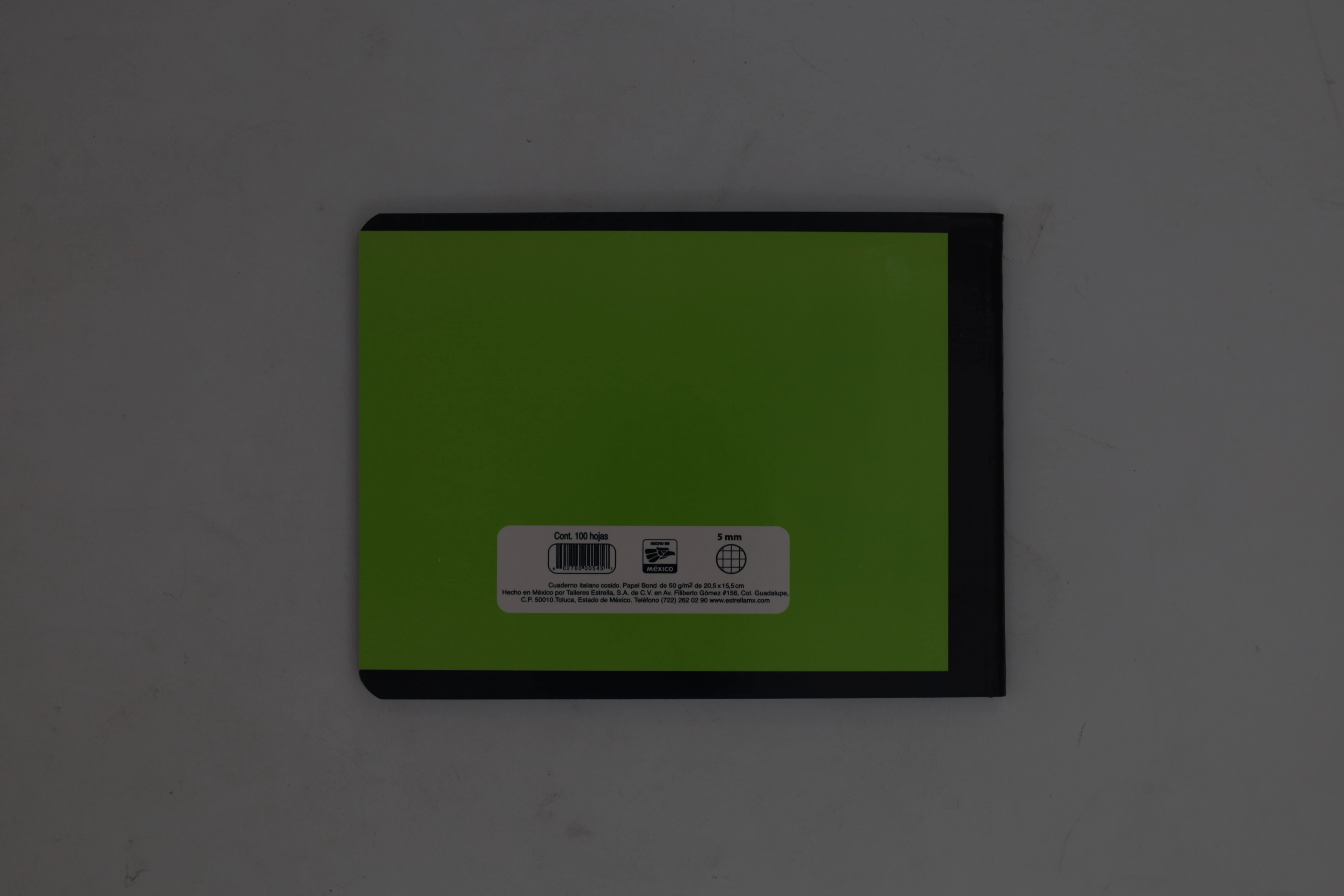CUADERNO ITALIANO 100HJS COSIDO C5