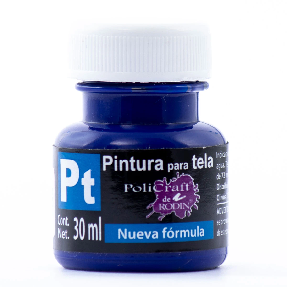 PINTURA TELA POLICRAFT 30ML 1310 AZUL COBALTO