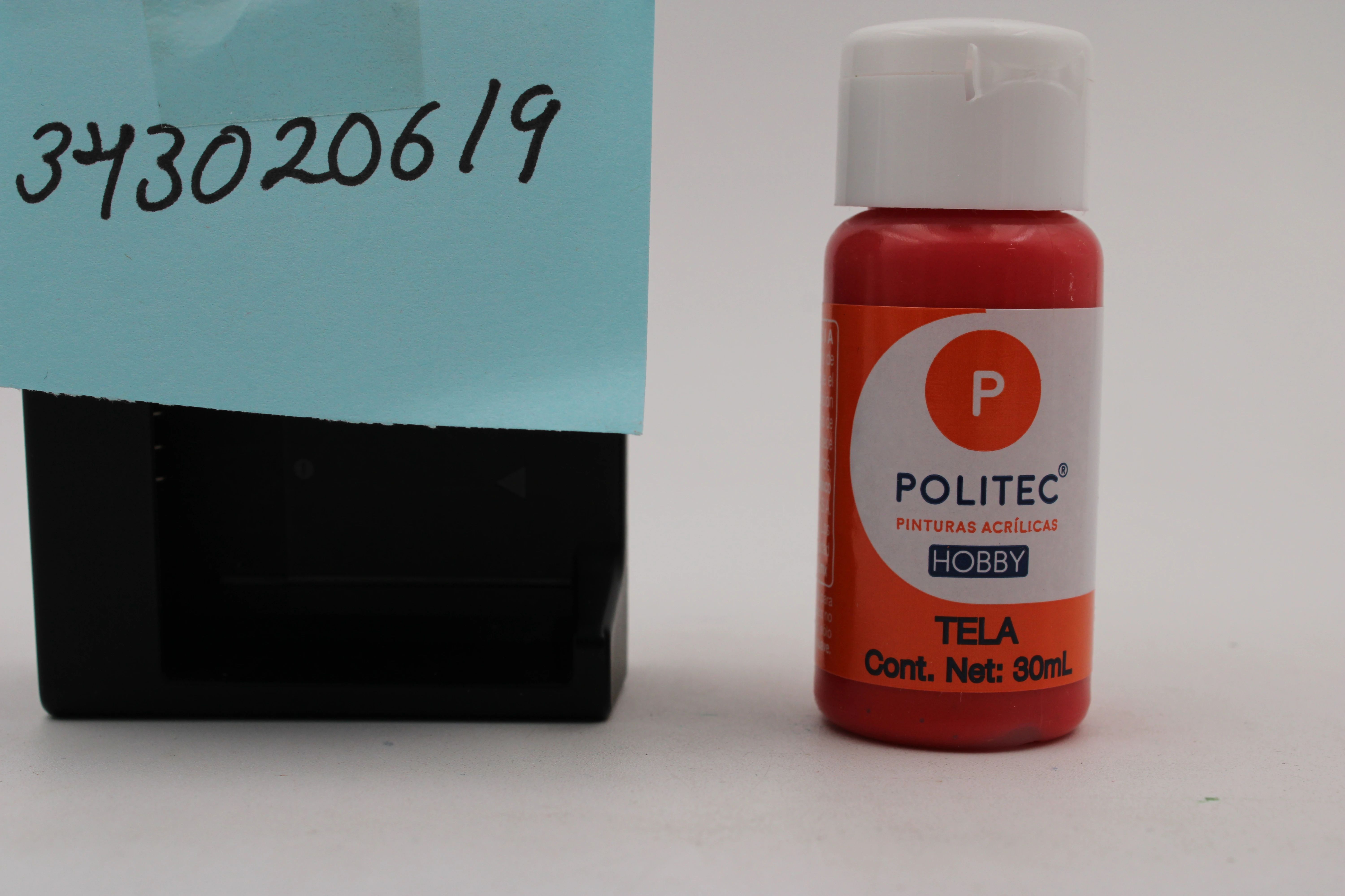 PINTURA TELA POLICRAFT 30ML 1314 ROJO .