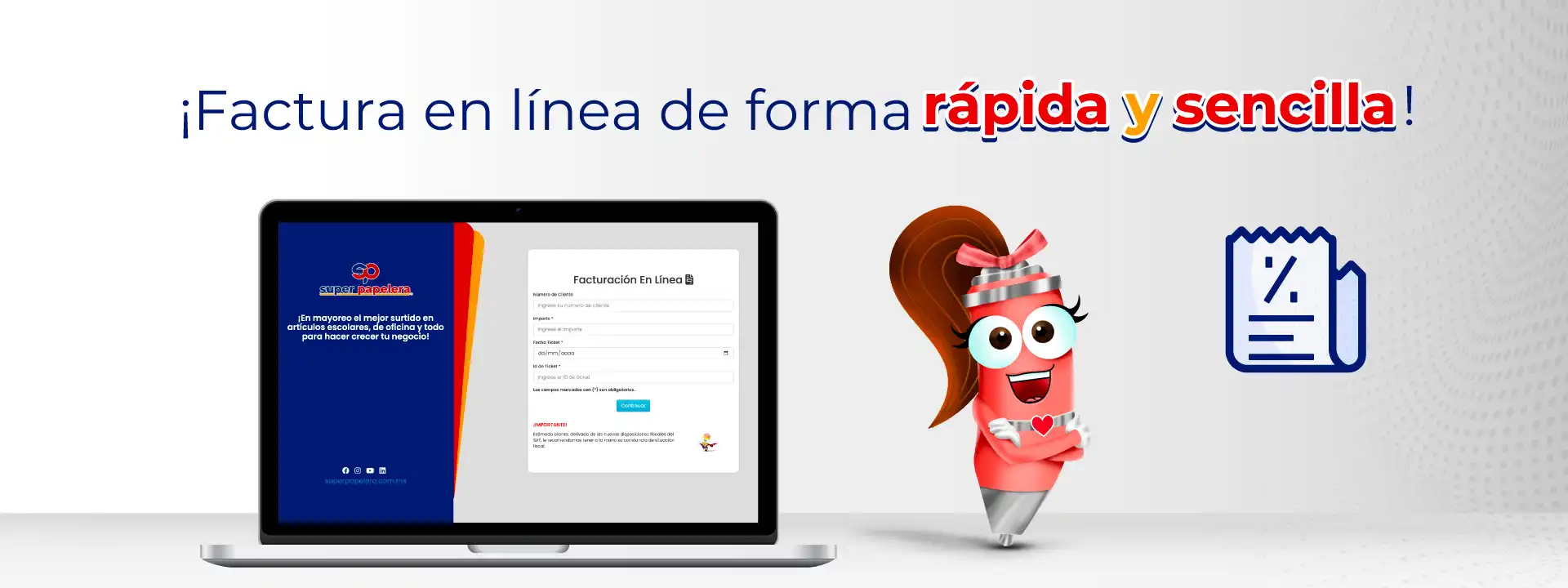 Facturación en línea sin fricción